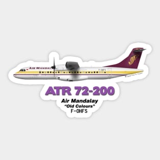 Avions de Transport Régional 72-200 - Air Mandalay "Old Colours" Sticker